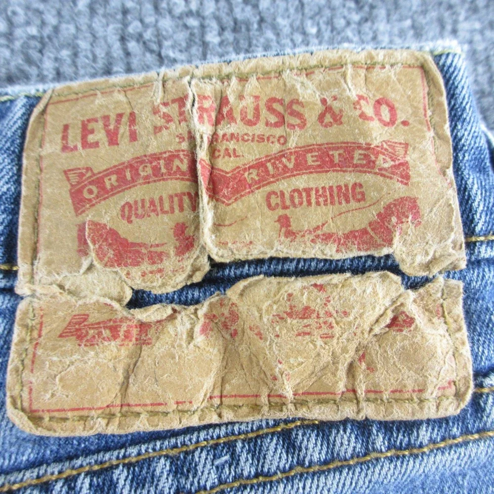 Levi's 511 Jeans Mens 34x30 Blue Slim Straight Light Wash Stretch Denim Classic